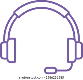 Headphone vector icon. Can be used for printing, mobile and web applications.