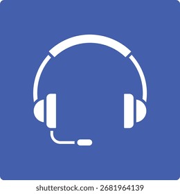 Icono de Vector de auriculares. Se puede utilizar para aplicaciones de impresión, móviles y de Web.