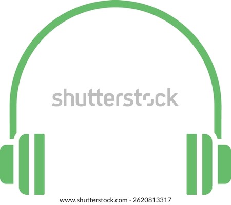 Headphone vector icon. Can be used for printing, mobile and web applications.