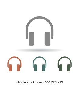 headphone Vector icon . Lorem Ipsum Illustration design