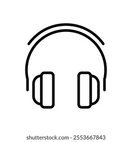 Headphone vector icon. Microphone illustration sign. Mic symbol. rec logo.