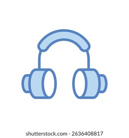 Headphone vector icon stock illustration