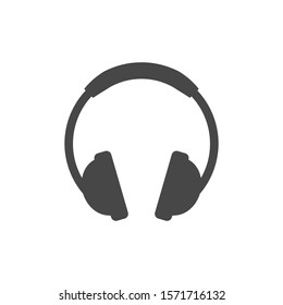 headphone vector icon, headphone vector icon, in trendy flat style isolated on white background. headphone vector icon image, headphone vector icon illustration