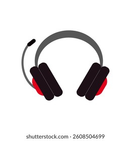 headphone vector illustration on white background