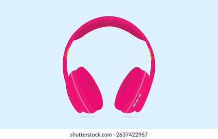 Headphone vector illustration for use.