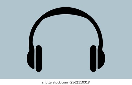 Headphone Vector Music sign stock illustration