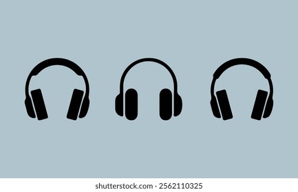 Headphone Vector Music sign stock illustration