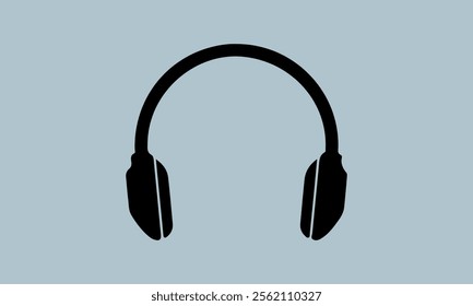 Headphone Vector Music sign stock illustration