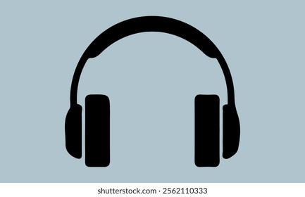 Headphone Vector Music sign stock illustration