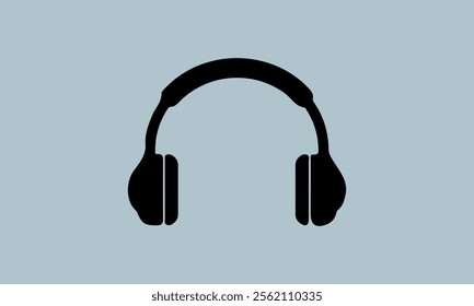 Headphone Vector Music sign stock illustration