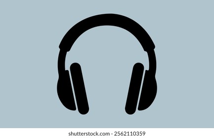 Headphone Vector Music sign stock illustration