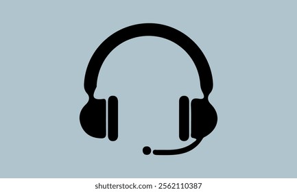 Headphone Vector Music sign stock illustration