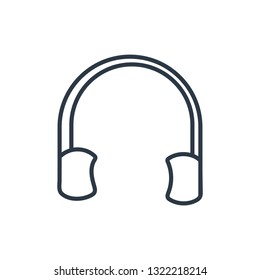 headphone vector symbol icon