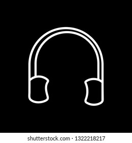 headphone vector symbol icon