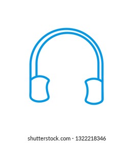headphone vector symbol icon