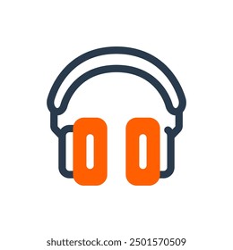 Headphone Y2K Vector Icon Illustration