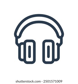 Headphone Y2K Vector Icon Illustration