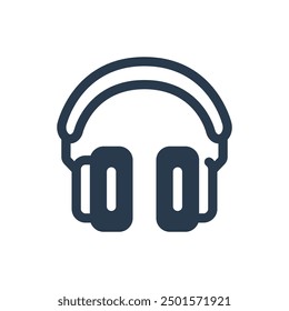 Headphone Y2K Vector Icon Illustration