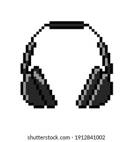Pixel Art Headphones