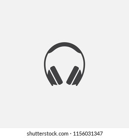 headphones base icon. Simple sign illustration. headphones symbol design from Music series. Can be used for web, print and mobile