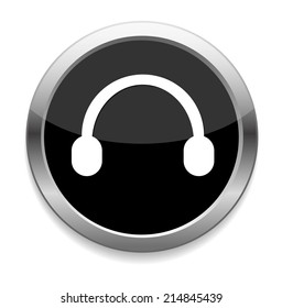 Headphones button