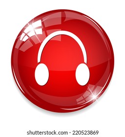 Headphones button