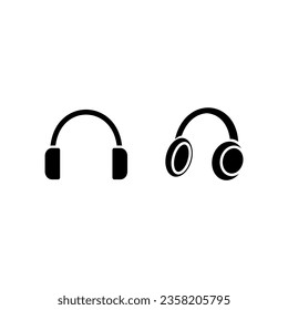 headphones, chat icon, vector illustration