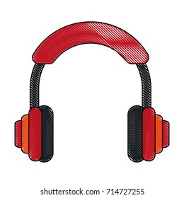 headphones with cord music icon image