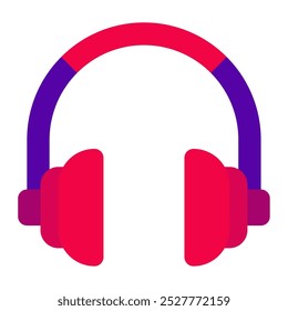 Headphones Creative Agency icon illustration