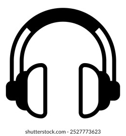 Headphones Creative Agency icon illustration