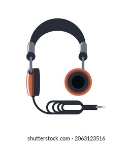 headphones device vector isolated icon