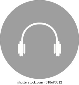 Headphones, dj, ear icon vector image.Can also be used for home electronics and appliances. Suitable for mobile apps, web apps and print media.