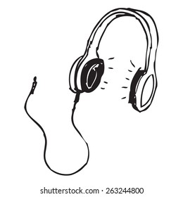 Headphones Doodle