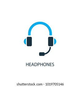 Headphones icon. 