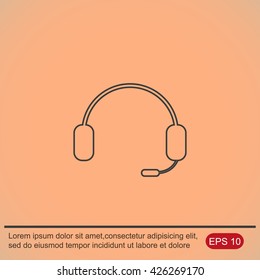 Headphones icon
