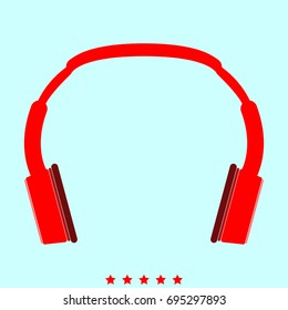Headphones icon .