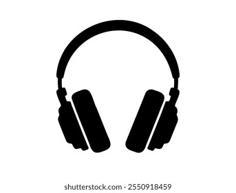 Headphones icon. Customer service. Customer support. Music headphones icon. Headphones vector illustration isolated on white background