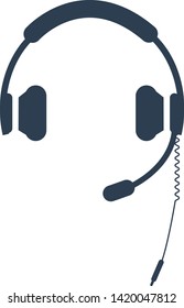 Headphones icon. Customer Support Icon