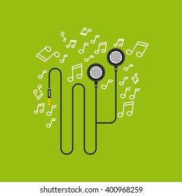 headphones icon design 