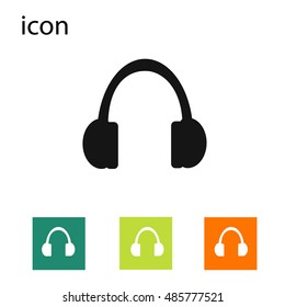 Headphones icon different colors