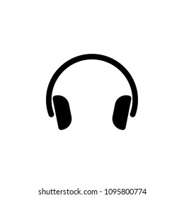 headphones icon. Element of web icon for mobile concept and web apps. Isolated headphones icon can be used for web and mobile on white background