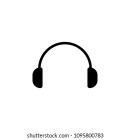 headphones icon. Element of web icon for mobile concept and web apps. Isolated headphones icon can be used for web and mobile on white background