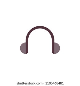 headphones icon. Element of web icon for mobile concept and web apps. Colored isolated headphones icon can be used for web and mobile. Premium icon on white background