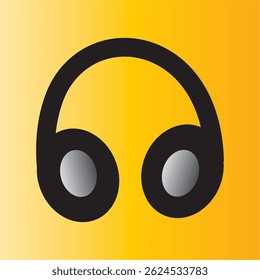 Headphones Icon Illustration and Graphic art.