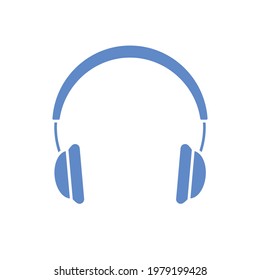 Icono de auriculares vector plano aislado