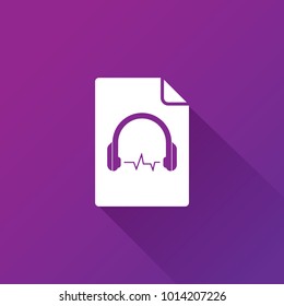 headphones icon for listen