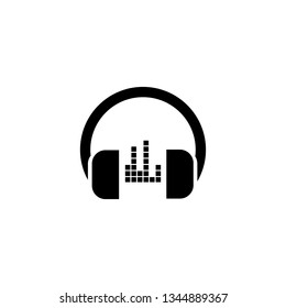 Headphones icon logo