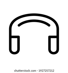 headphones icon or logo isolated sign symbol vector illustration - high quality black style vector icons
