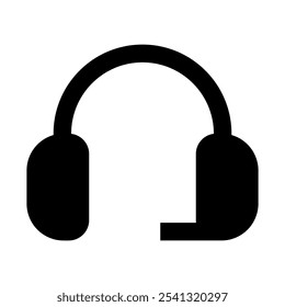 Headphones icon. headphones, music, audio, listen, sound, headset, earphones, device, speaker, electronic. Vector icon illustration