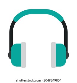 headphones icon on white background